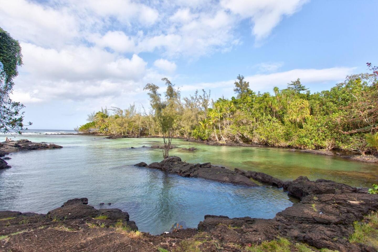 Ocean View Mauna Loa Shores Kai Ekahi #201 Next To Carlsmith Beach Park Hilo Hi Ngoại thất bức ảnh